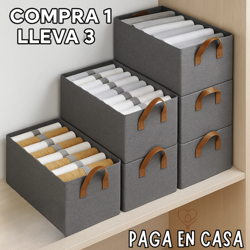Organizadores de Ropa Plegables (Comprá 1 y lleváte 3)